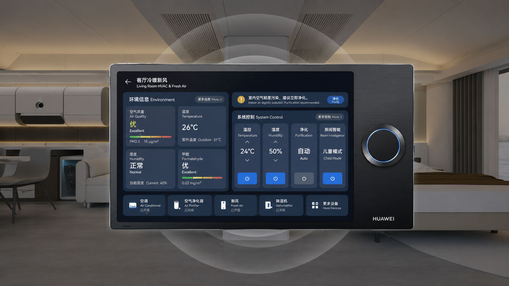Panel control